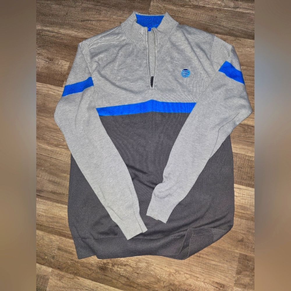 AT&t half zip sweater, XLT
